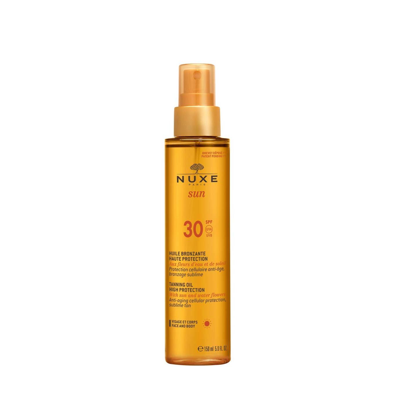 NUXE SUN HUILE BRONZANTE ACEITE SOLAR BRONCEADOR SPF 30 150 ML