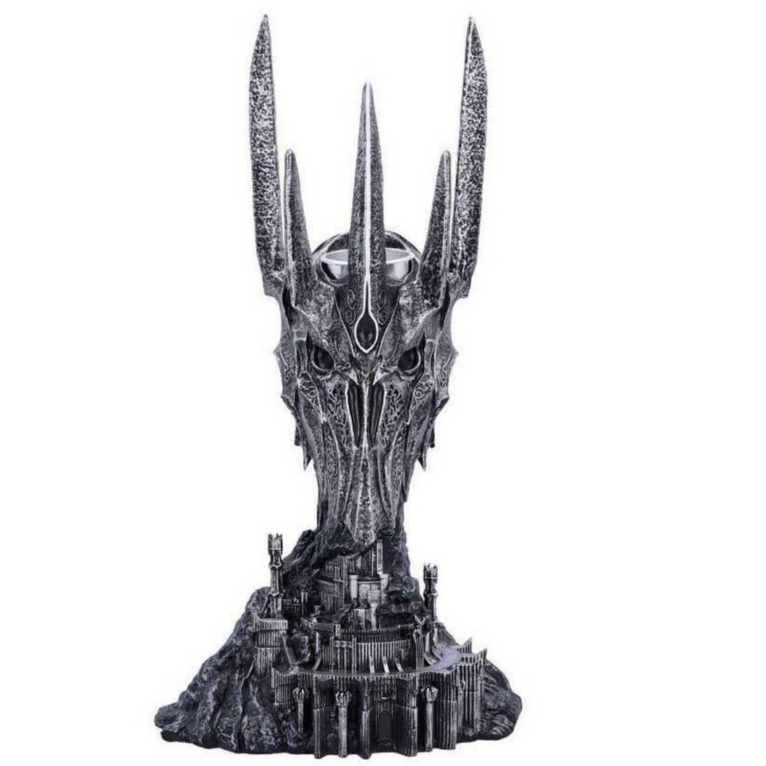 Figura Estatua Porta Vela Sauron sobre Mordor 33cm