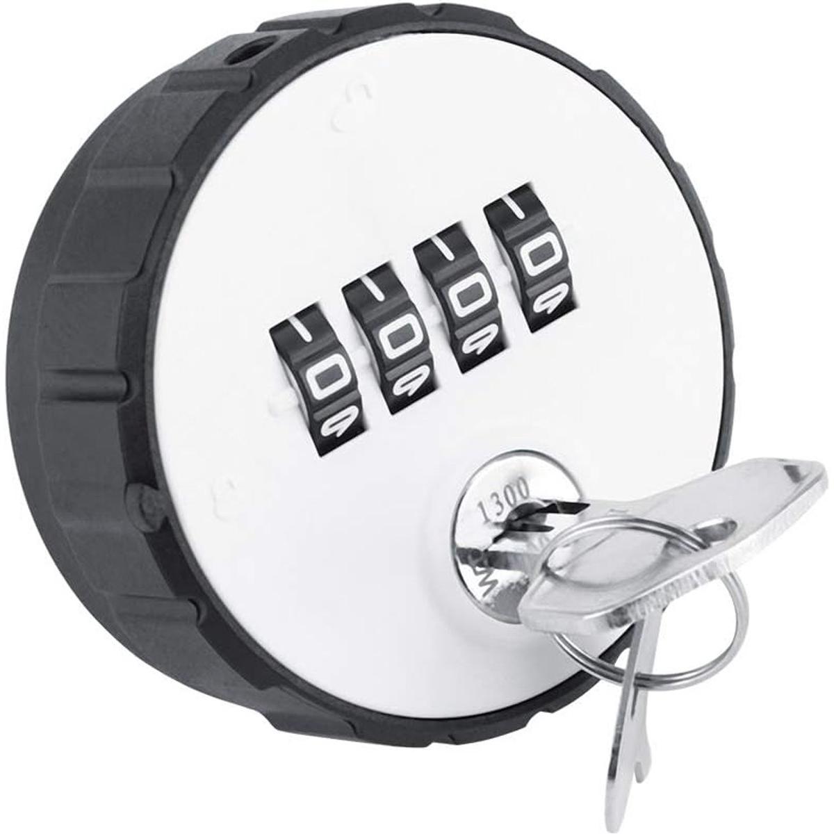 Cerradura de leva - Cerradura de armario con combinación de 4 dígitos - Cerradura de seguridad de aleación de zinc - 26 mm