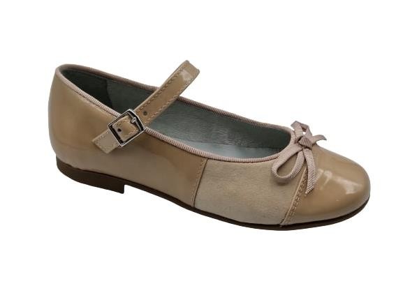 Landos - Merceditas de vestir para niñas modelo Landos 7120AF, elegantes y cómodas para ocasiones formales, color arena