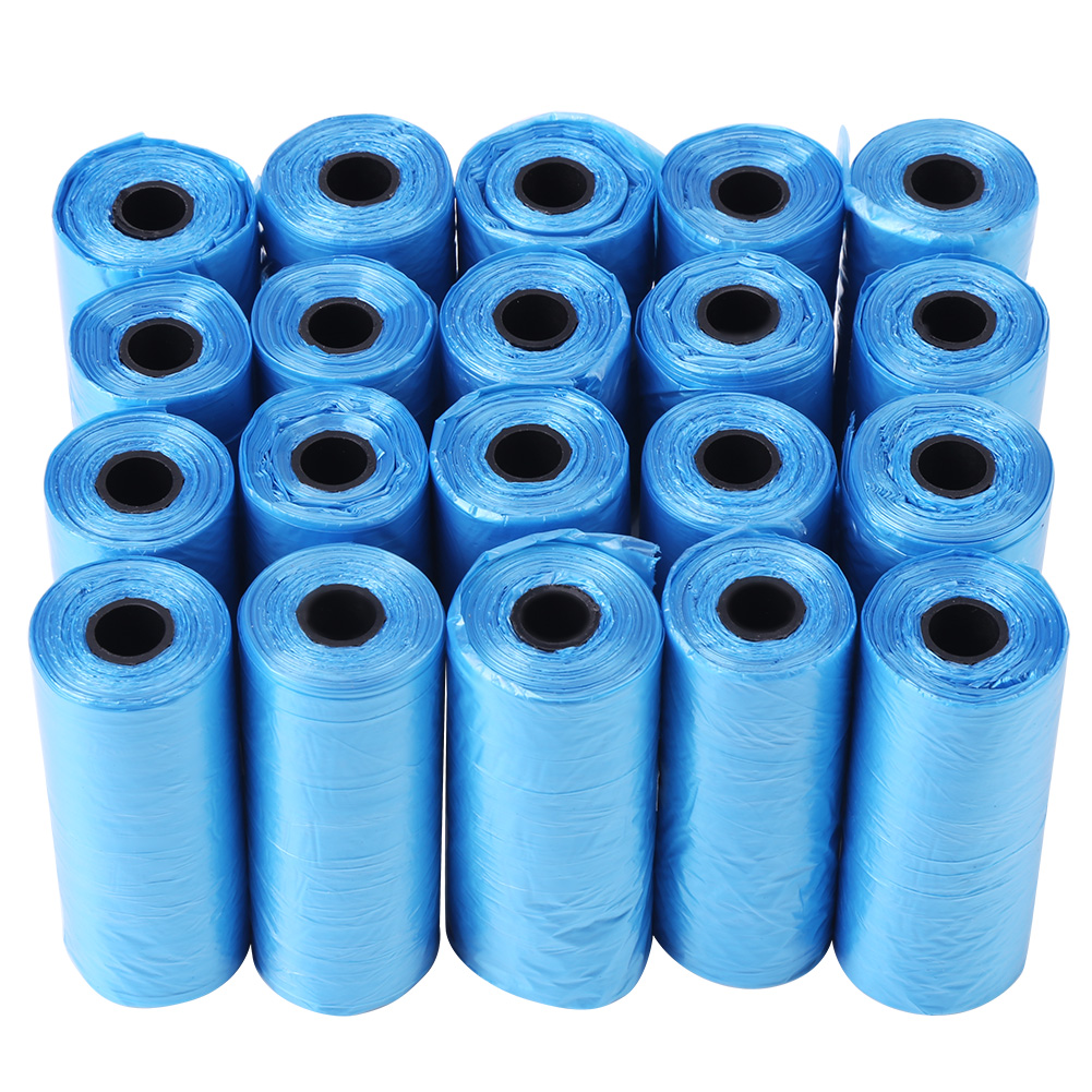 Nunbell Bolsas Para Desechos De Perros y Gatos Color Azul 3 / 6 / 12 Rollos 15 Bolsas elegir pack Envió 24Horas