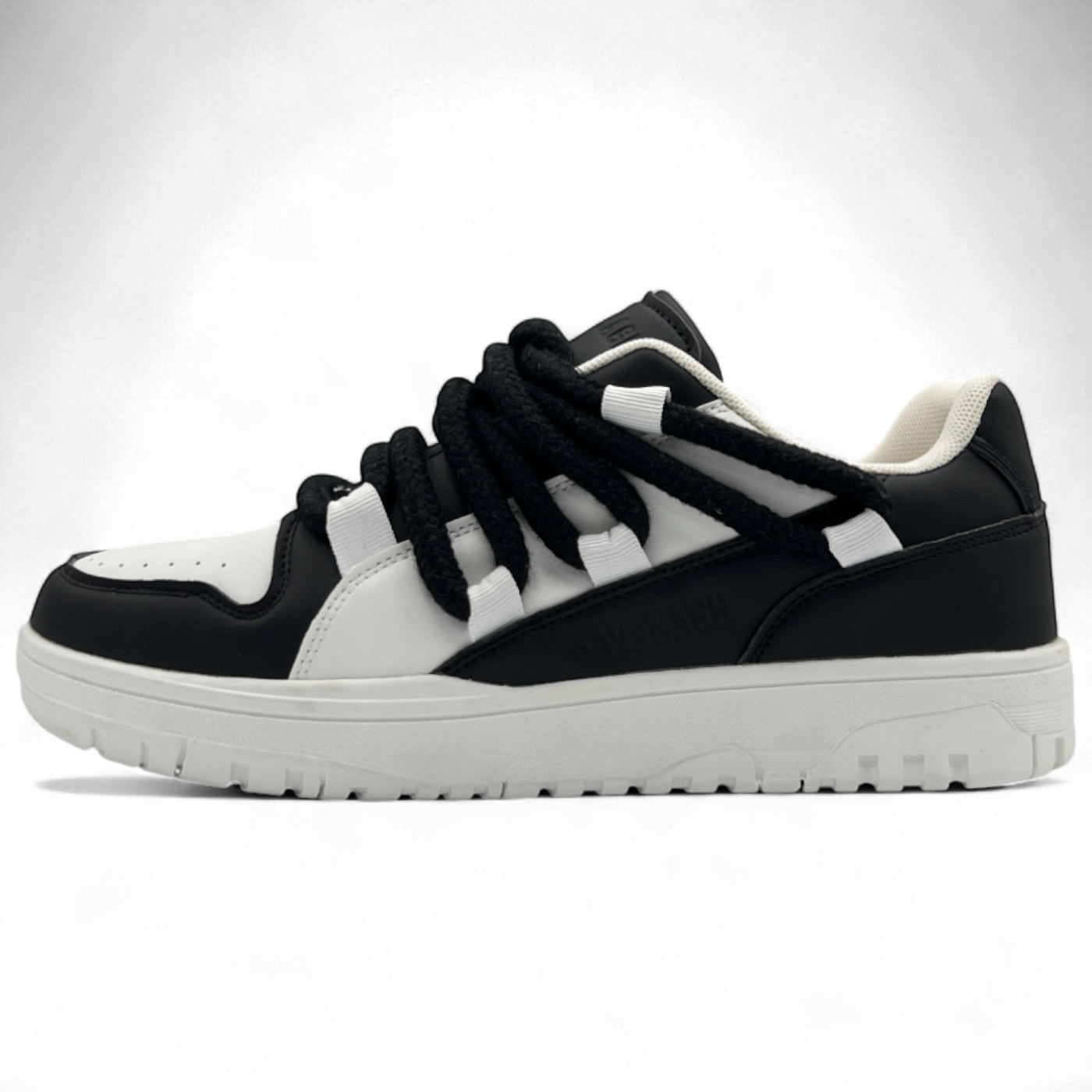 Zapatillas Gianni Kavanagh Chaos Cordon Grueso Negro Hombre Moderno, Ropa casual 100% Poliéster