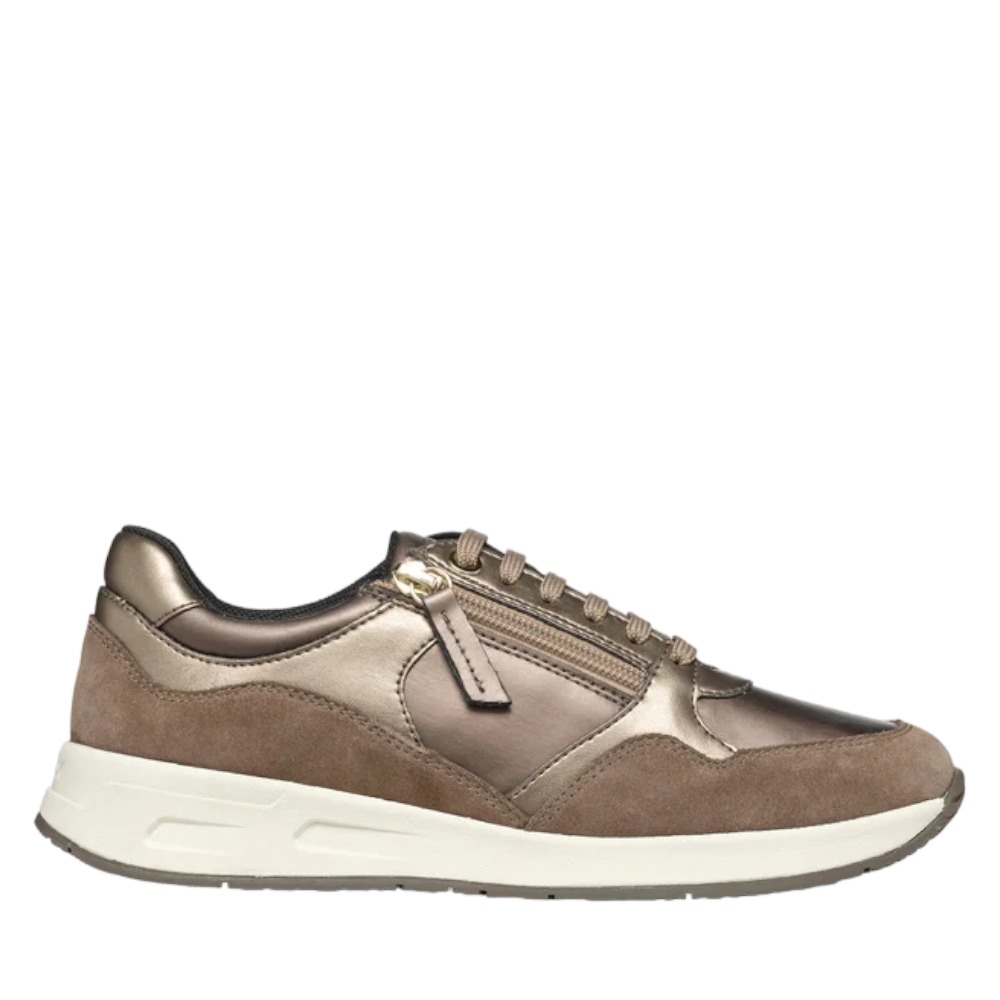 Shoes Zapatillas marca Geox para mujer en color beige