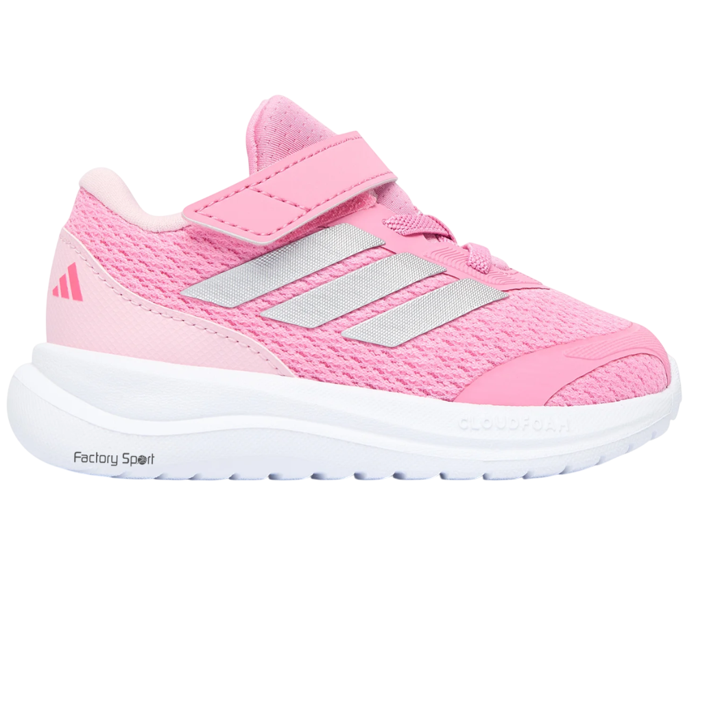ADIDAS RUNFALCON 6 EL I BB VELCRO ROSA/PLATA PARA BEBÉ