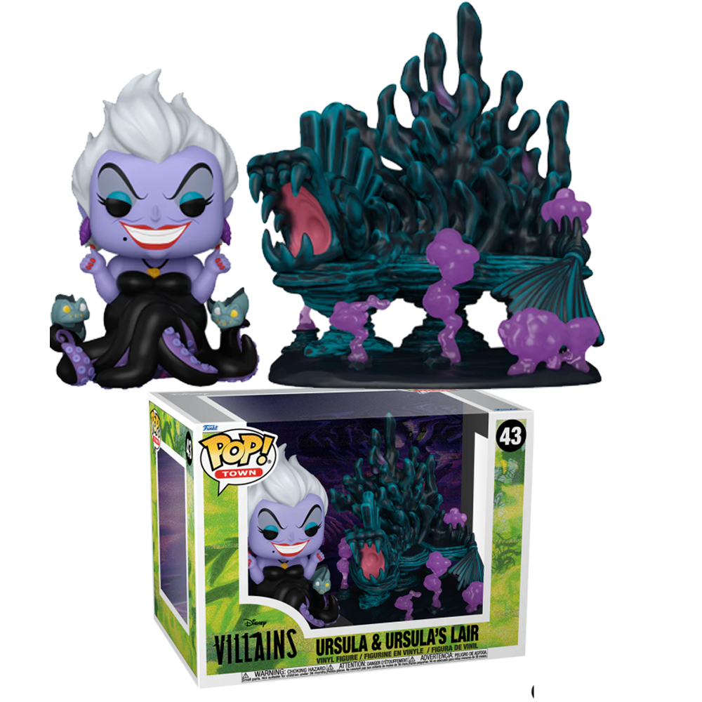 Funko Ursula  LAir Pop Town villains Disney  Pop  Funko 43 La Sirenita Little Mermaid  Funko Pop Disney figura