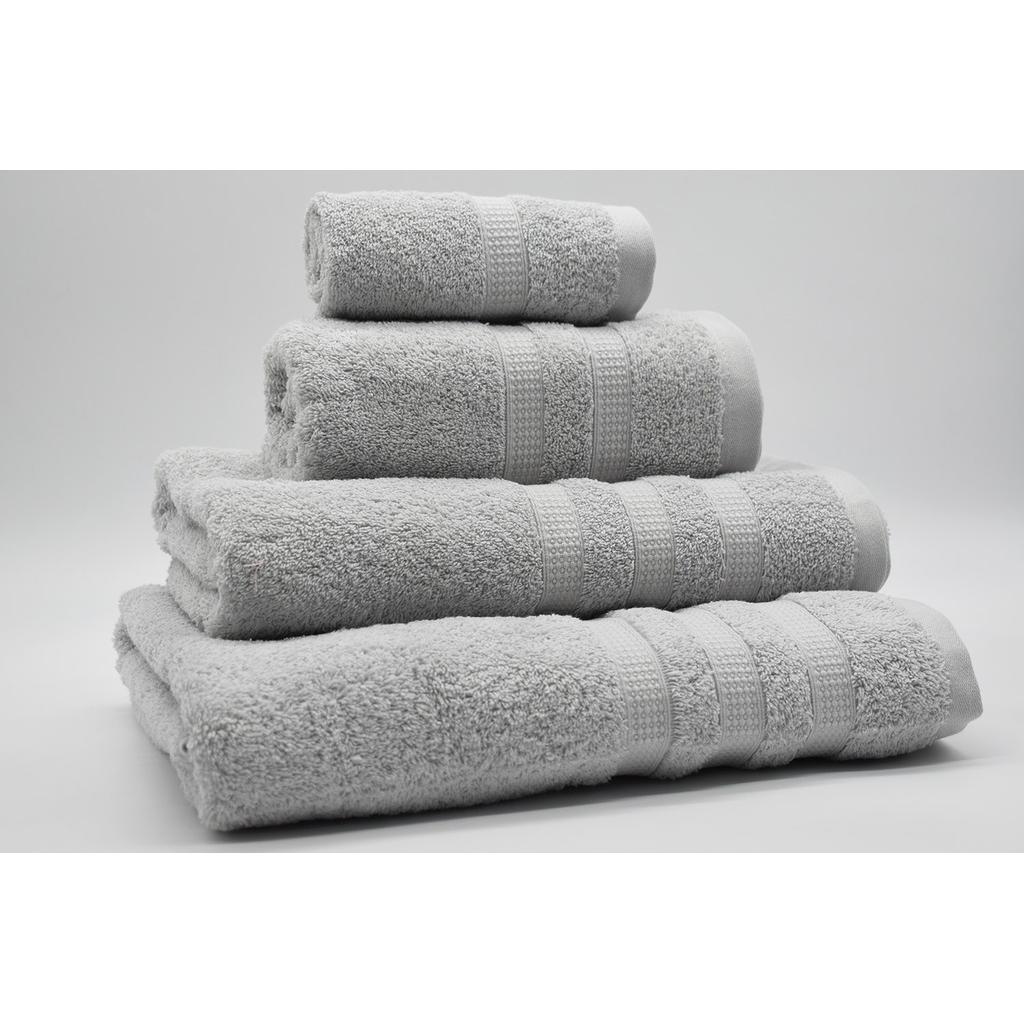 Toalla 100% Algodón de Rizo Americano  Premium Gris Vidal Home (Medidas: 30x50cm, 50x100cm, 70x140cm, 100x150cm)