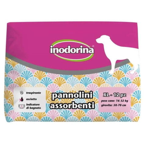 Inodorina Pañales Absorbentes Para Perros Xl