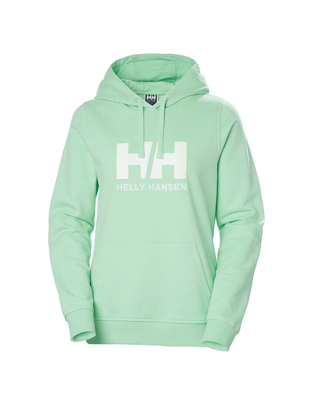 Helly Hansen Sudadera Mujer Logo Capucha Algodón Orgánico
