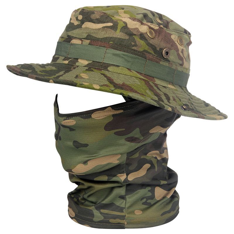 TK Gorro De Camuflaje Ajustable Para Hombres Y Mujeres Protección Solar Y Del Cuello Al Aire Libre Para Pesca Y Senderismo