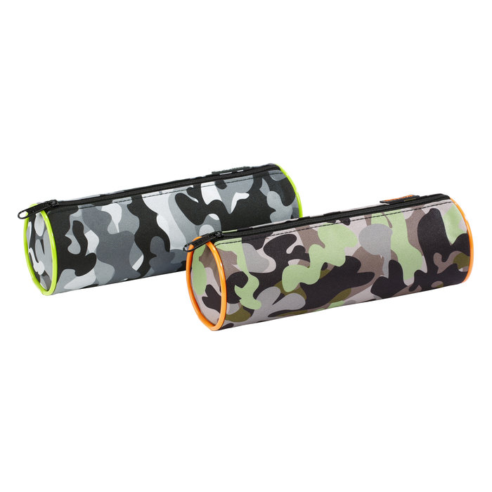 VIQUEL PORTATODO SIMPLE REDONDO CAMUFLAJE CAMOUFLAGE 22x7x7 Cms.