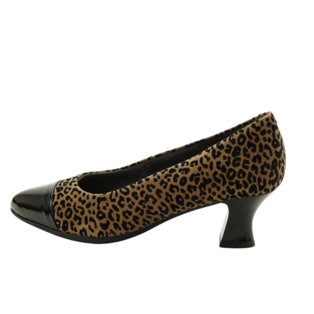 PITILLOS mod. 10856 salón para mujer en piel natural, sin cordones