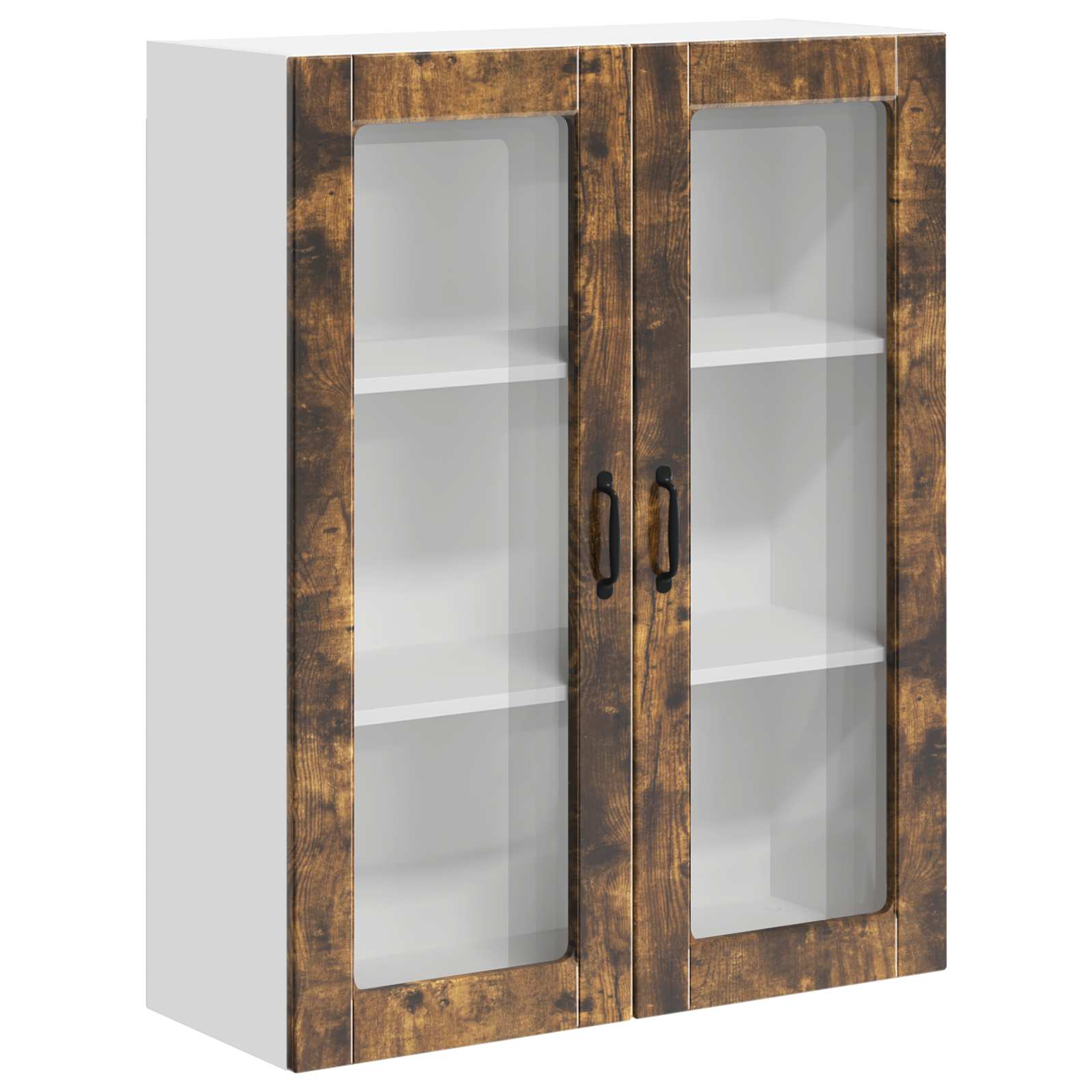 vidaXL Armario de vidrio para pared LUCCA 80 x 31 x 100 cm Multicolor