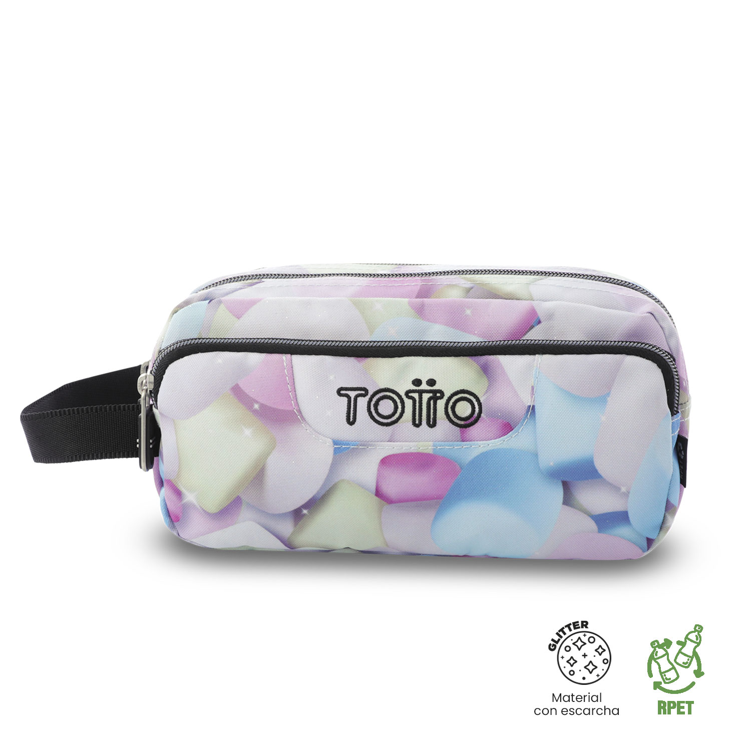 Totto Estuche escolar Agapec Material: Poliéster reciclado 23 x11.5 x 10.5 cm