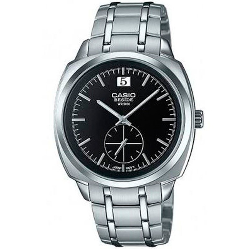 Casio Bem-150d-1avdf Beside Reloj Para Para Hombre Color Plateado