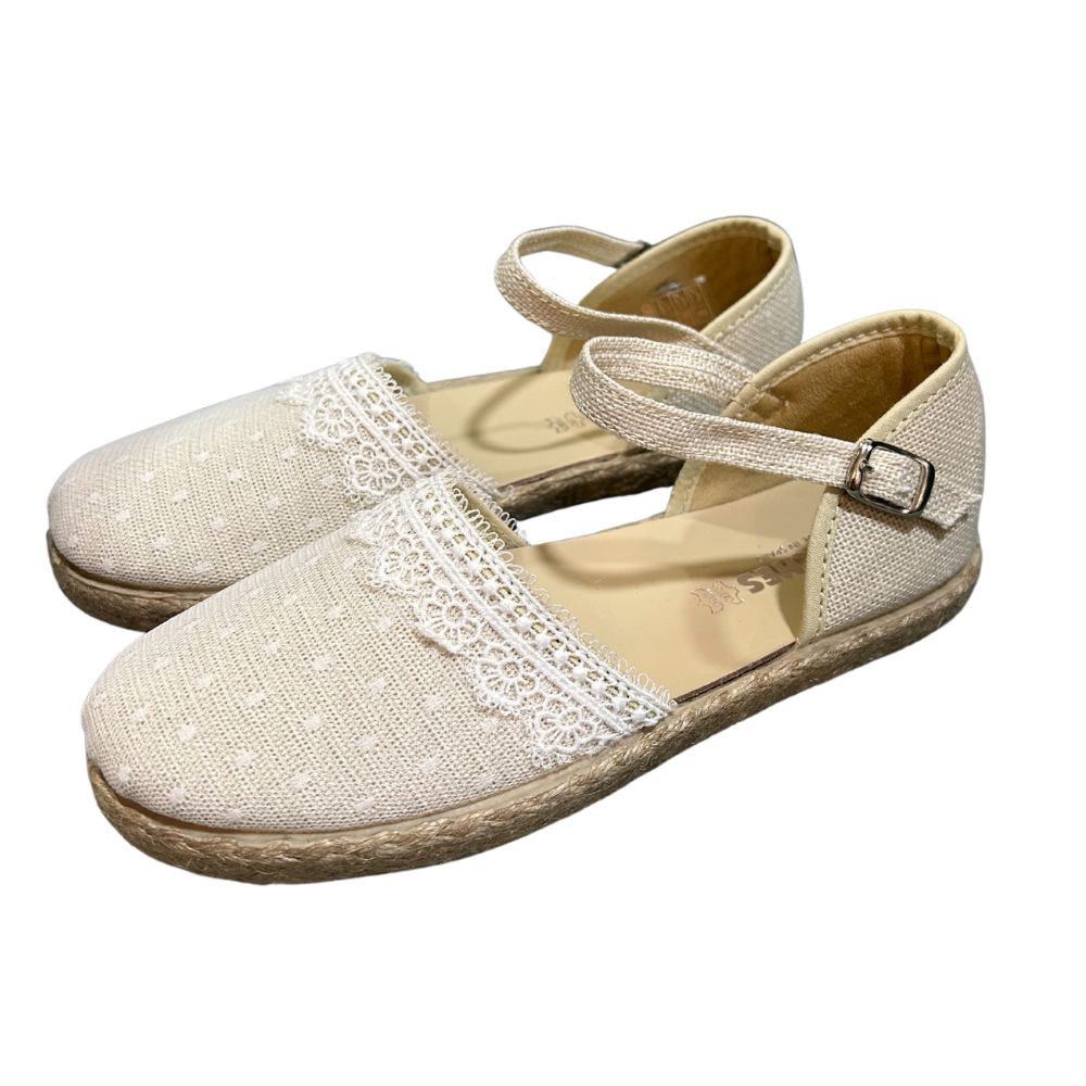 Merceditas Y Bailarinas marca Chuches modelo 36000/Yute Pas-0535 para niña en color beige