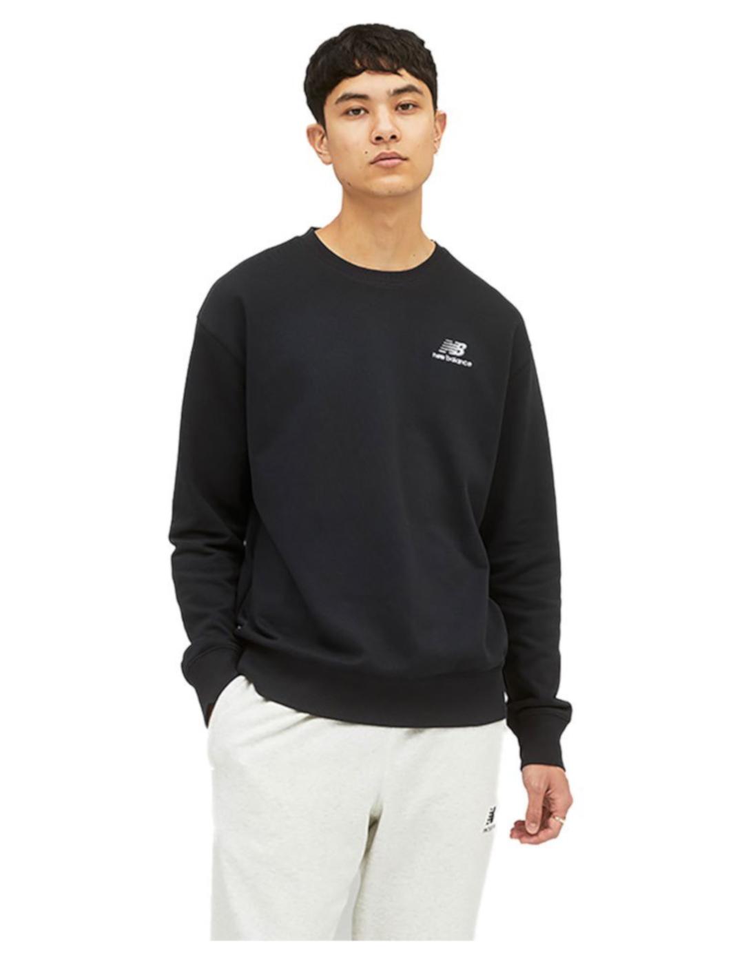 Sudadera New Balance Essentials Negra para Hombre