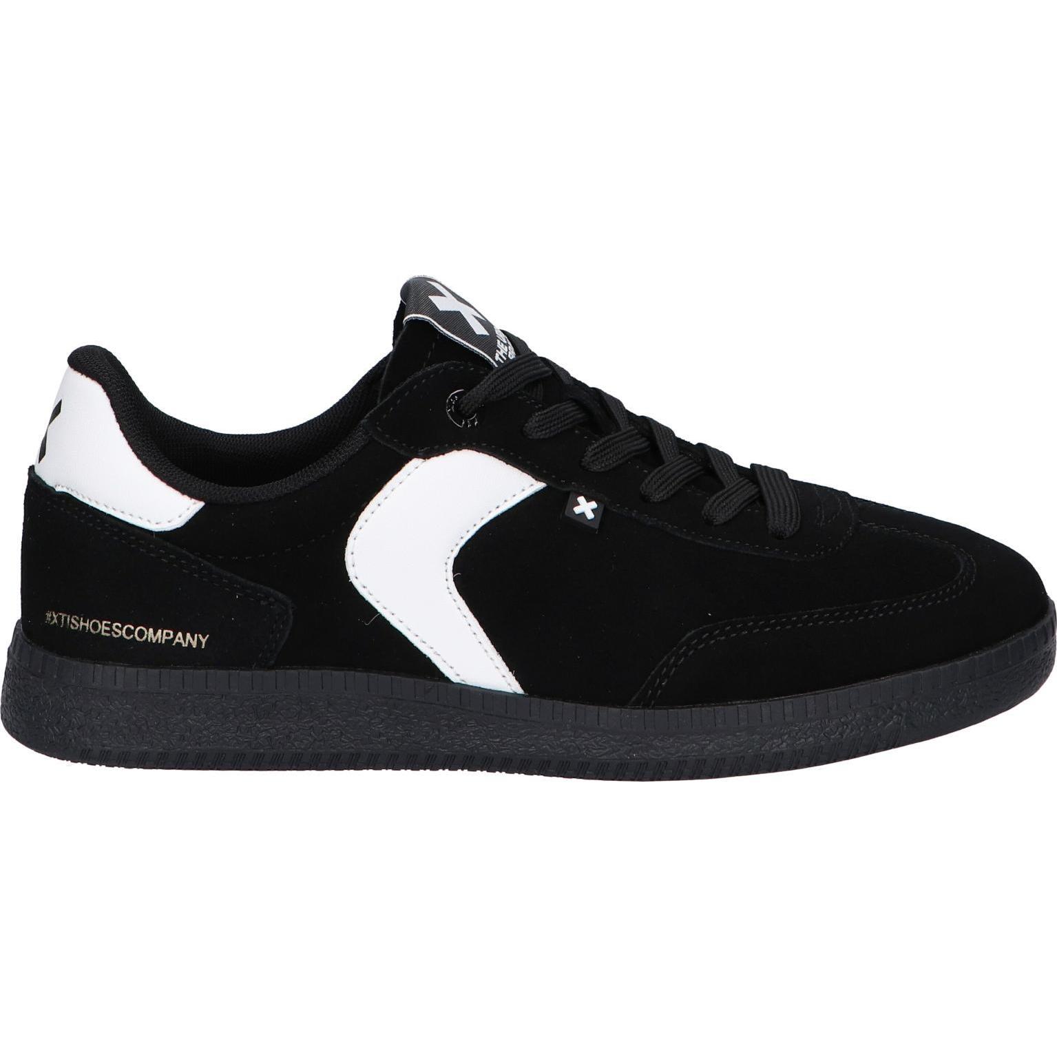 Men's xti sneakers 143396   Black suede