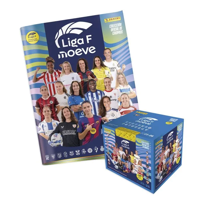 Liga Femenina 2025/26 (LigaF) - Álbum + caja de 50 cromos - Panini