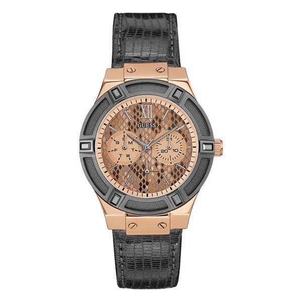 RELOJ GUESS MUJER   PIEL CAJA ROSA W0289L4