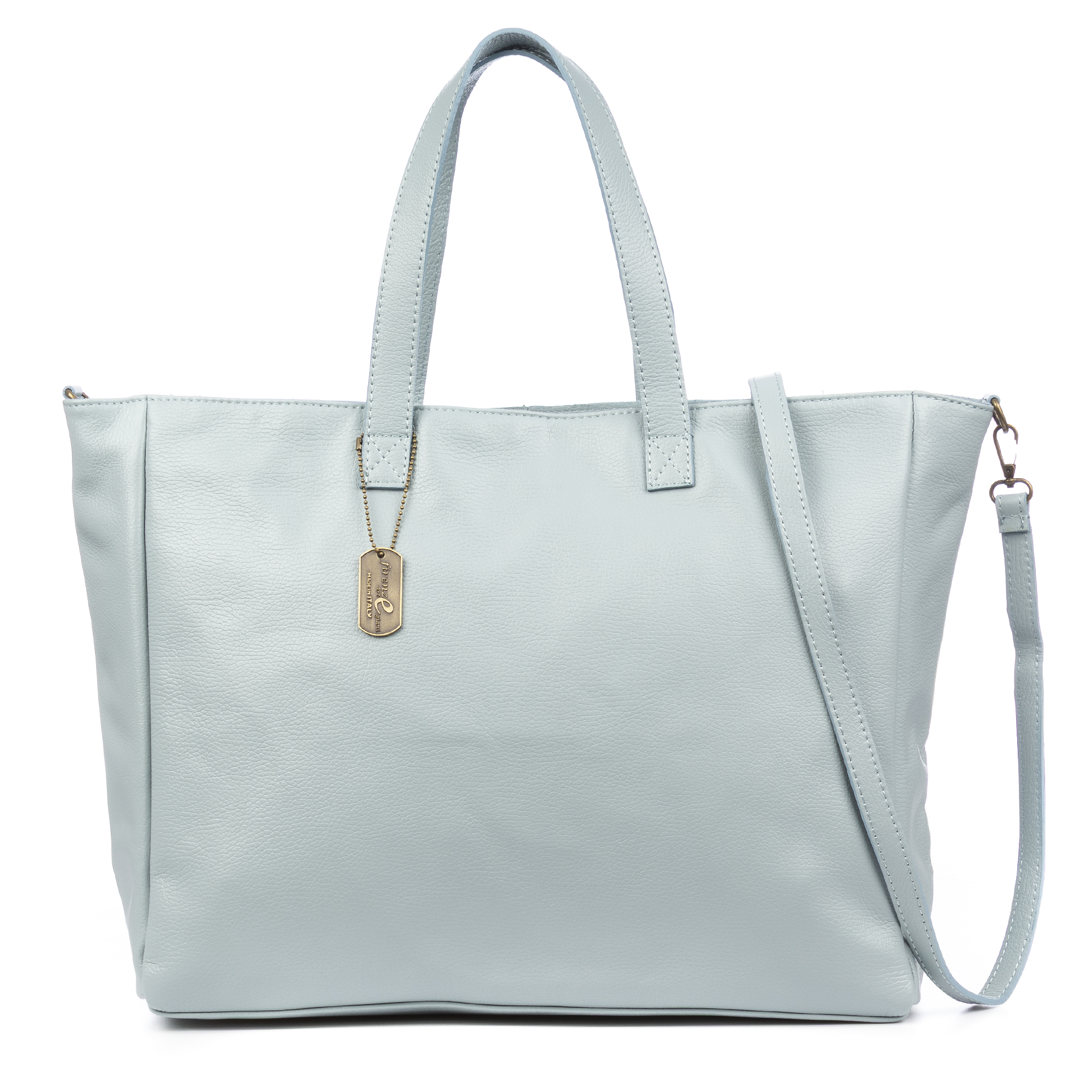 FIRENZE ARTEGIANI Balsorano bolso shopper mujer oversize. Piel auténtica Dollaro. Fabricado en Italia 56x13,5x35 Cm.