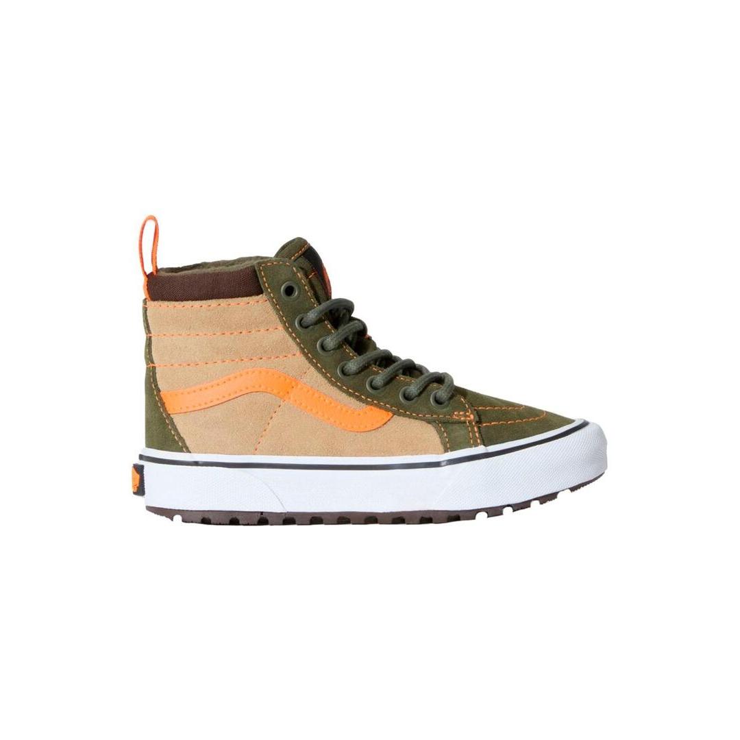 Zapatilla Niño Vans Sk8-Hi MTE Verde Naranja