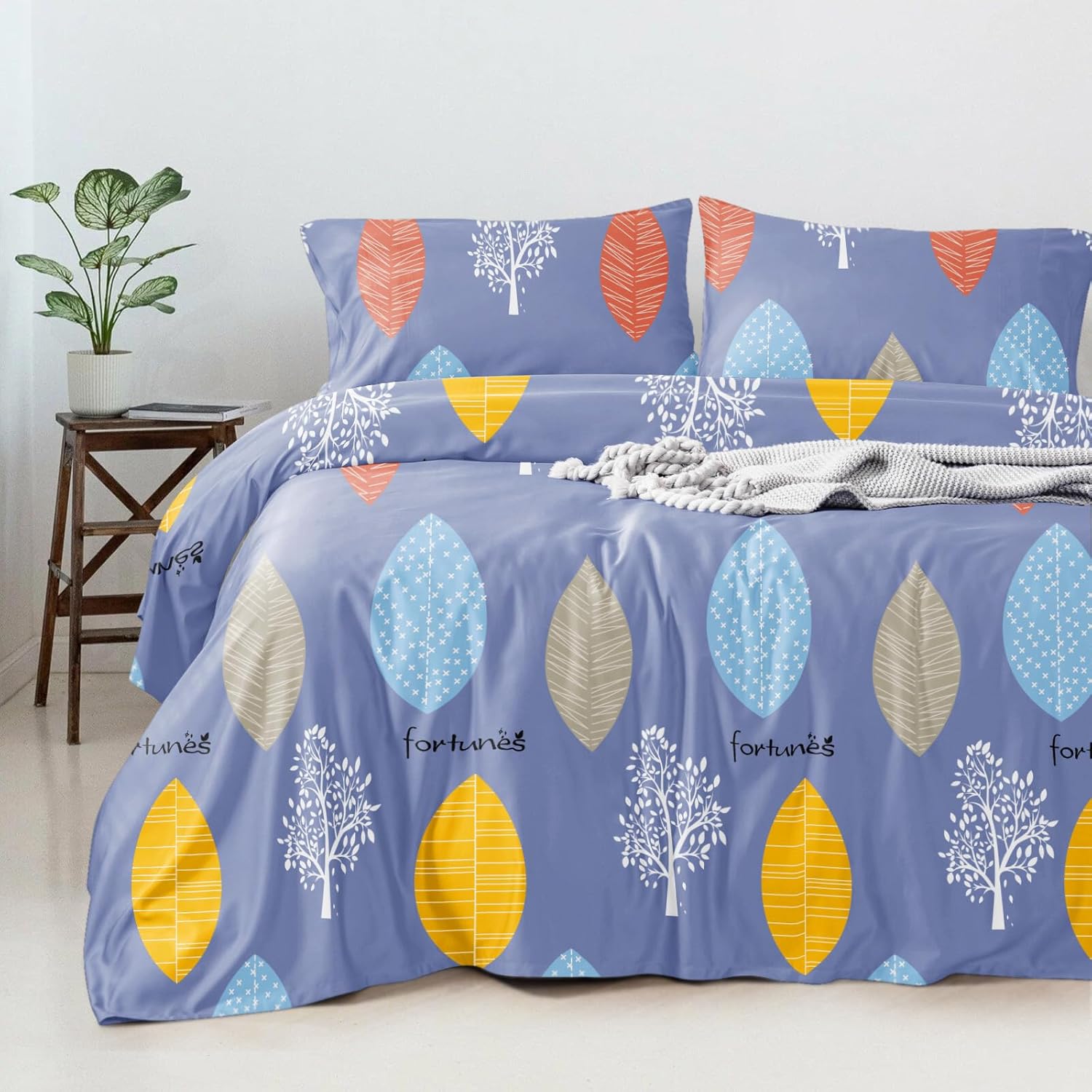 Artree | Juego ropa de cama. Incluye colcha de cama funda nordica, sábana bajera y funda de almohada. Fundas nórdicas de Microfibra de Poliéster Transpirable. Varias medidas: Funda nordica cama de 90, cama de 105, cama de 135, cama de 150 o cama de 180.