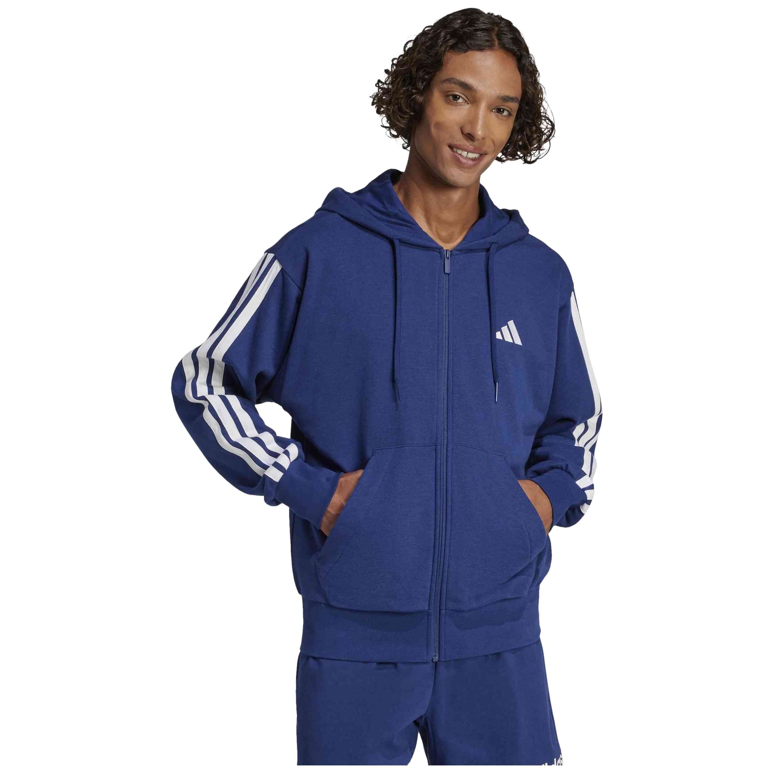 Chaqueta Con Capucha Essentials French Terry 3 Bandas adidas MKP