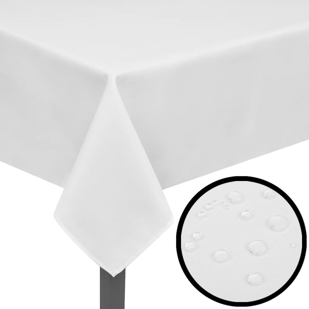 vidaXL 5 manteless impermeables y lavables en lavadora 170 x 130 cm Color Blanco, Crema, y mas