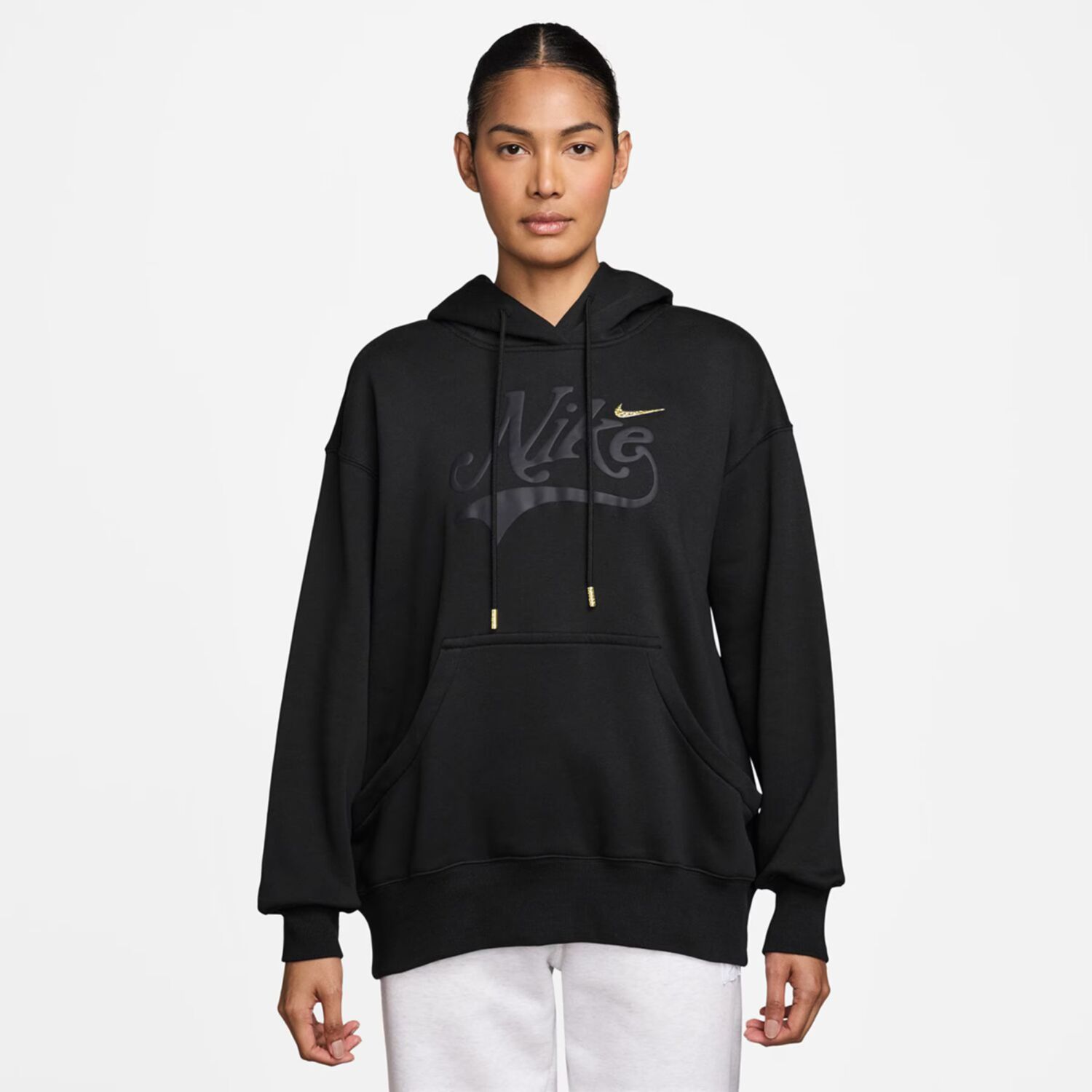 Nike W NSW Phoenix Fleece OS Shine Hoodie  Casual Mujer Sudaderas y Vestidos