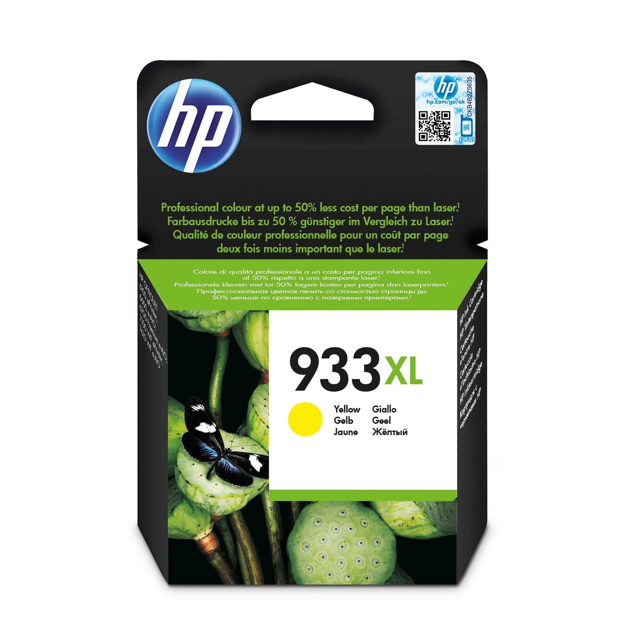 HP OfficeJet 6100 Cartucho Amarillo Nº933XL