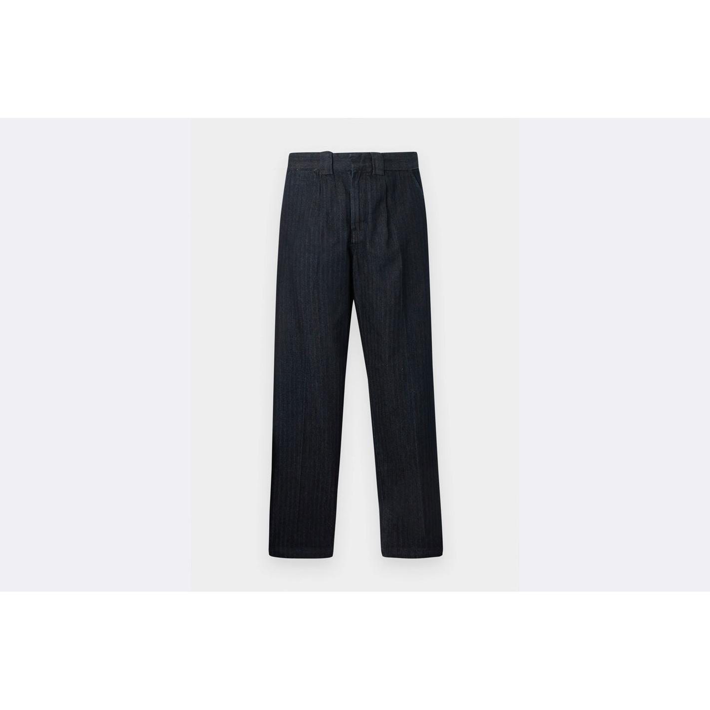 Pantalón de Trabajo Dickies en Denim de Sarga Selvedge Lavado