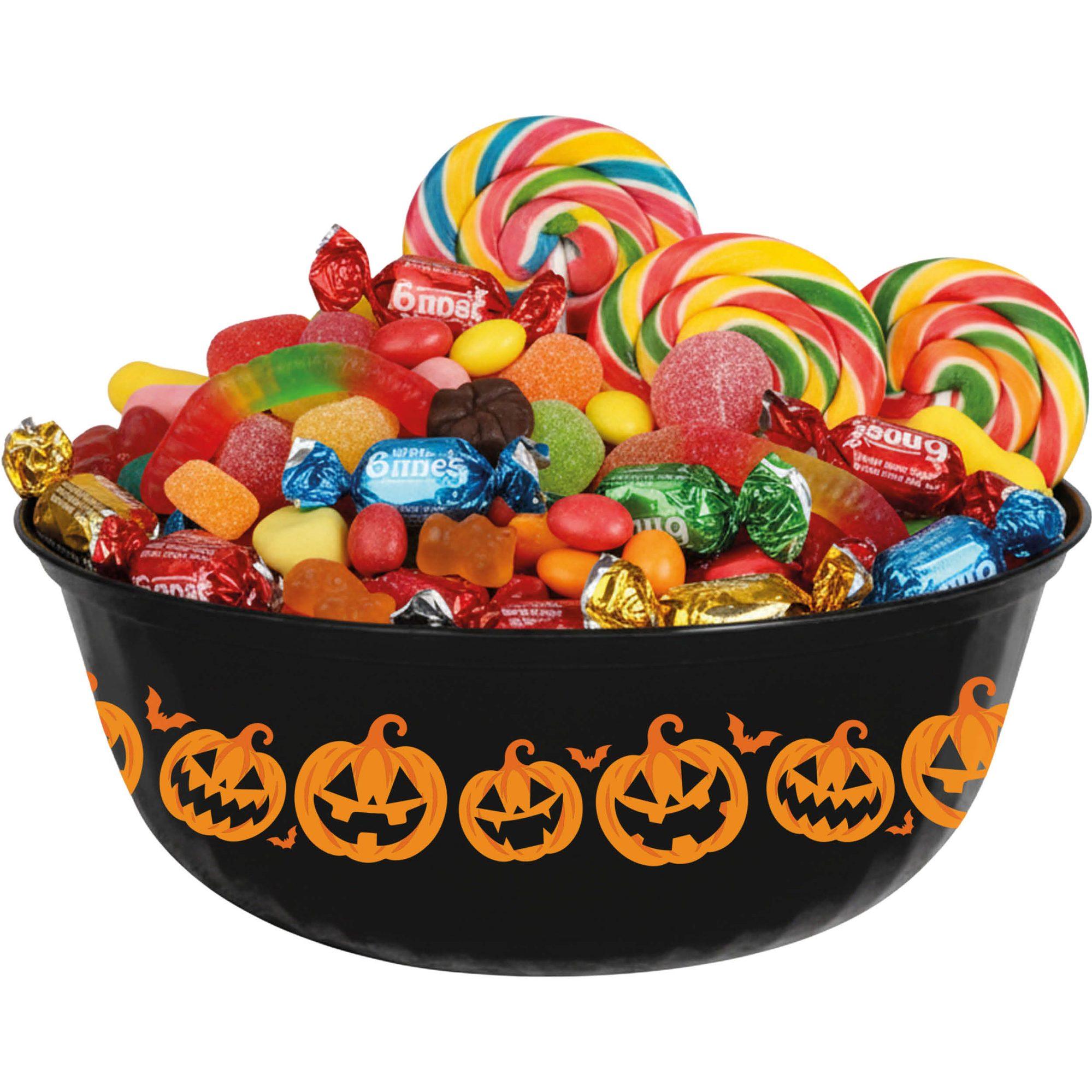 GUIRCA | Bol Decoración de Fiesta con Calabazas de Halloween 27 cm, Cuenco para Dulces y Snacks, Colorido y Divertido, Ideal para Halloween y Celebraciones