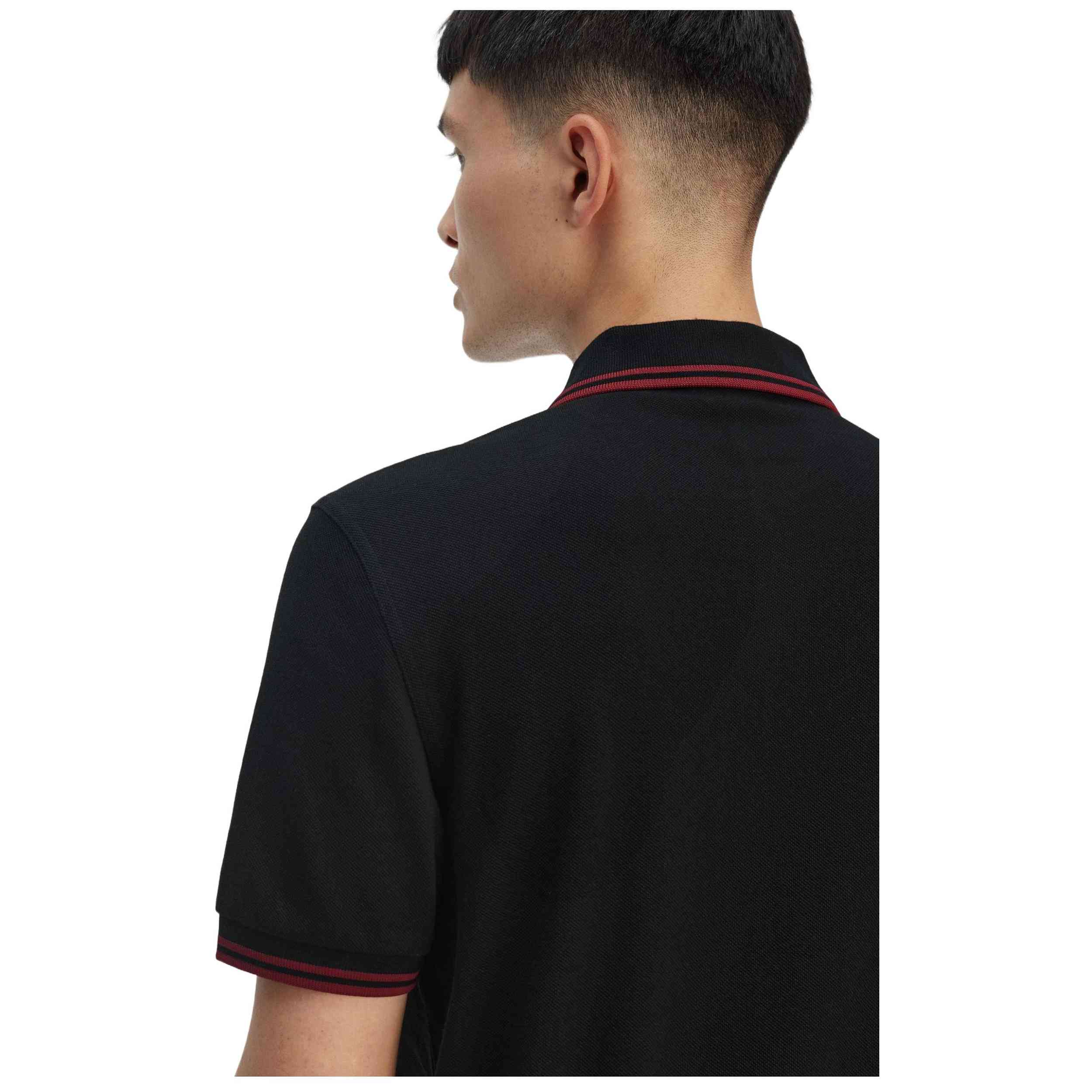 Polos De Manga Corta Fred Perry modelo M3600-Y42 para Hombre en color Negro