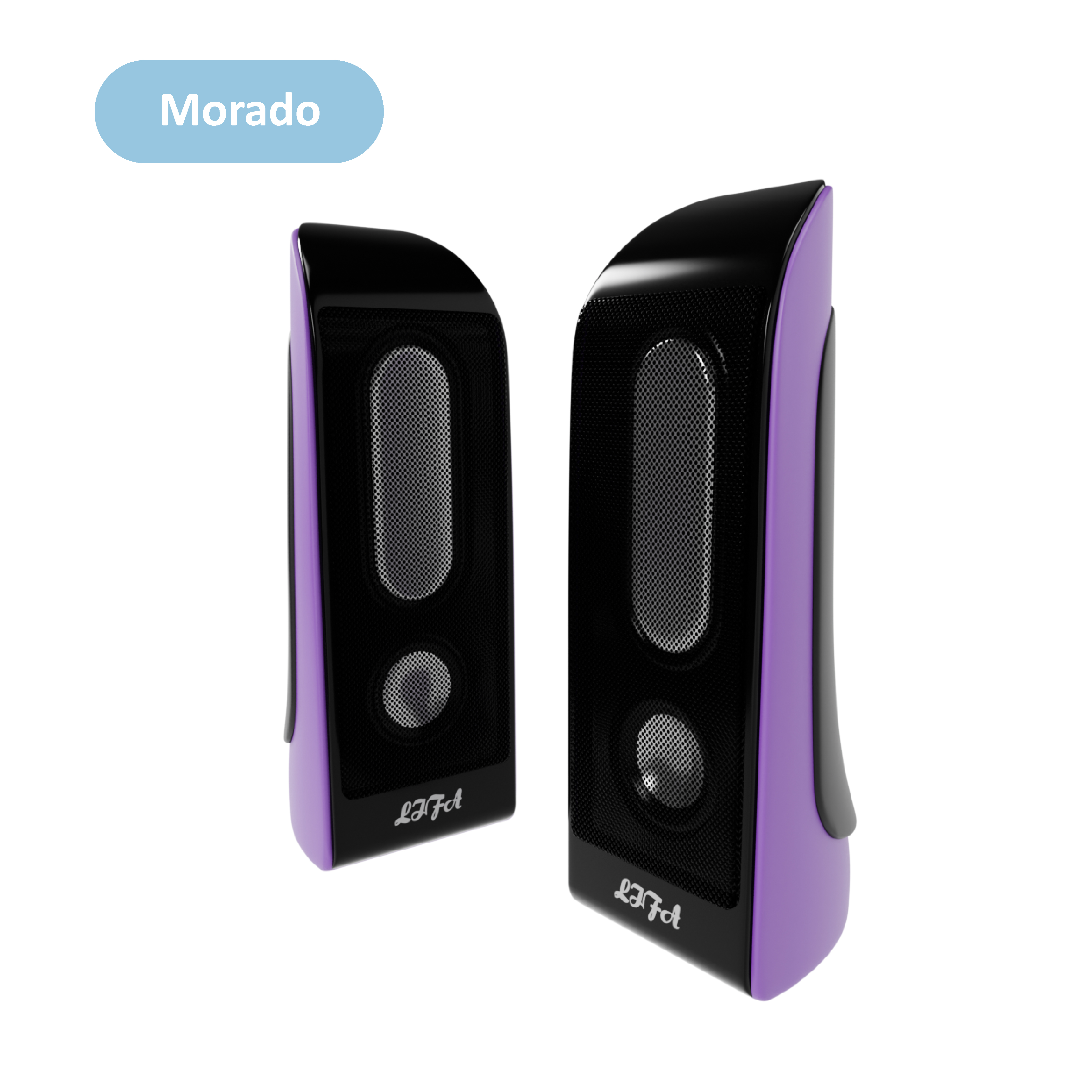 LIFA Altavoces para ordenadores con cable USB universal, altavoecs para PC, reproductores de sonidos L818