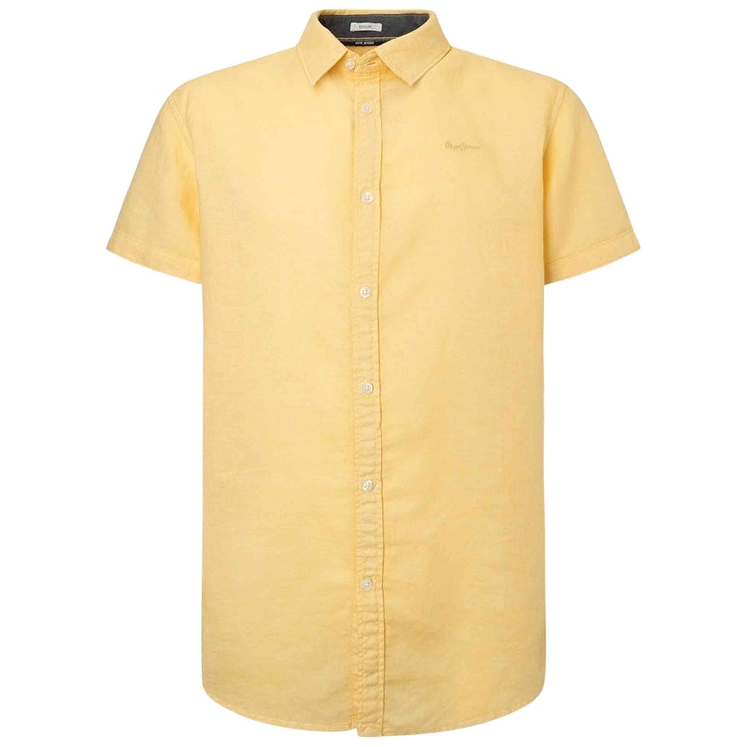 Camisa Pepe Jeans modelo Parker Short para Hombre en color Amarillo