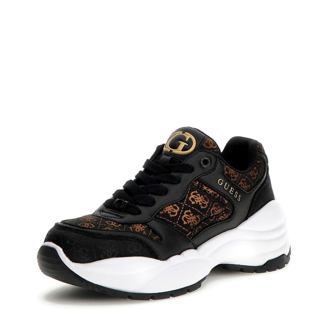 Guess Zapatillas Negras FLFSAM FAL12-BLKBR , para Mujer