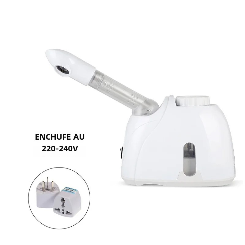 Om Home Vaporizador Facial Electronico Vapor para Limpieza Profunda Facial, Vaporizador Hierba, Humidificador con Niebla Caliente, Sauna Ozonizador para Hidratar y Rostro Limpio Salon Spa Electrodomésticos