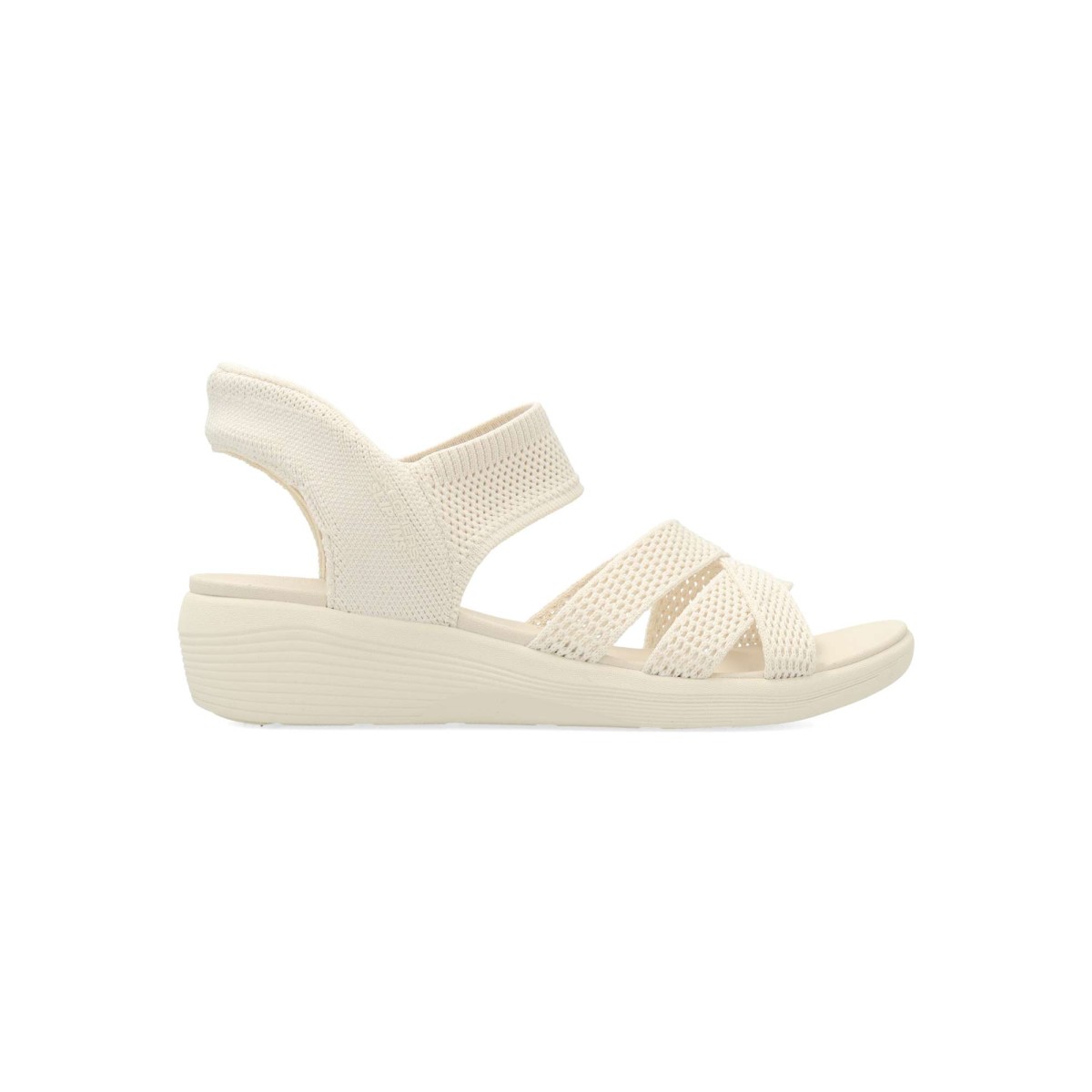 Skechers - Sandalias planas Arya Slip-ins para mujer con tecnología Hands Free, plantilla Luxe Foam® y diseño sin cordones fresco y cómodo