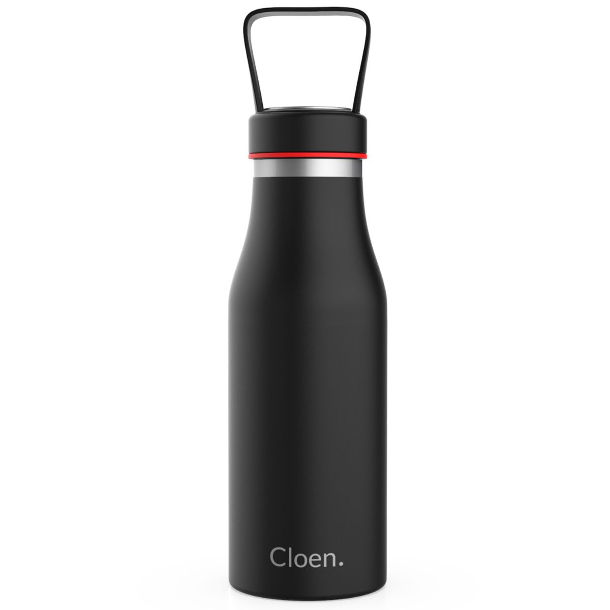Botella Triple Capa 500ml blanca Cloen. Acero Inoxidable. 24 horas de frio y 12 horas de calor.