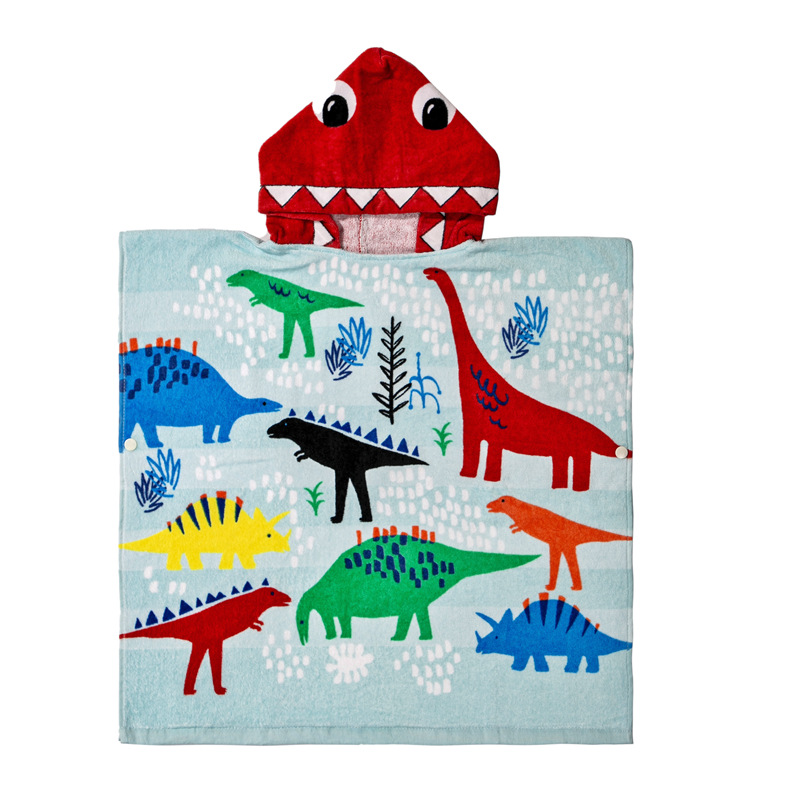 Toalla de playa/baño infantil con capucha, extra gruesa y absorbente, de algodón puro, apta para niños y niñas