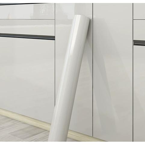 Pegatina Blanca Brillante Para Cocina Autoadhesiva Resistente Al Agua Y Humedad Para Decoración De Mesas Y Encimeras Protección De Armarios