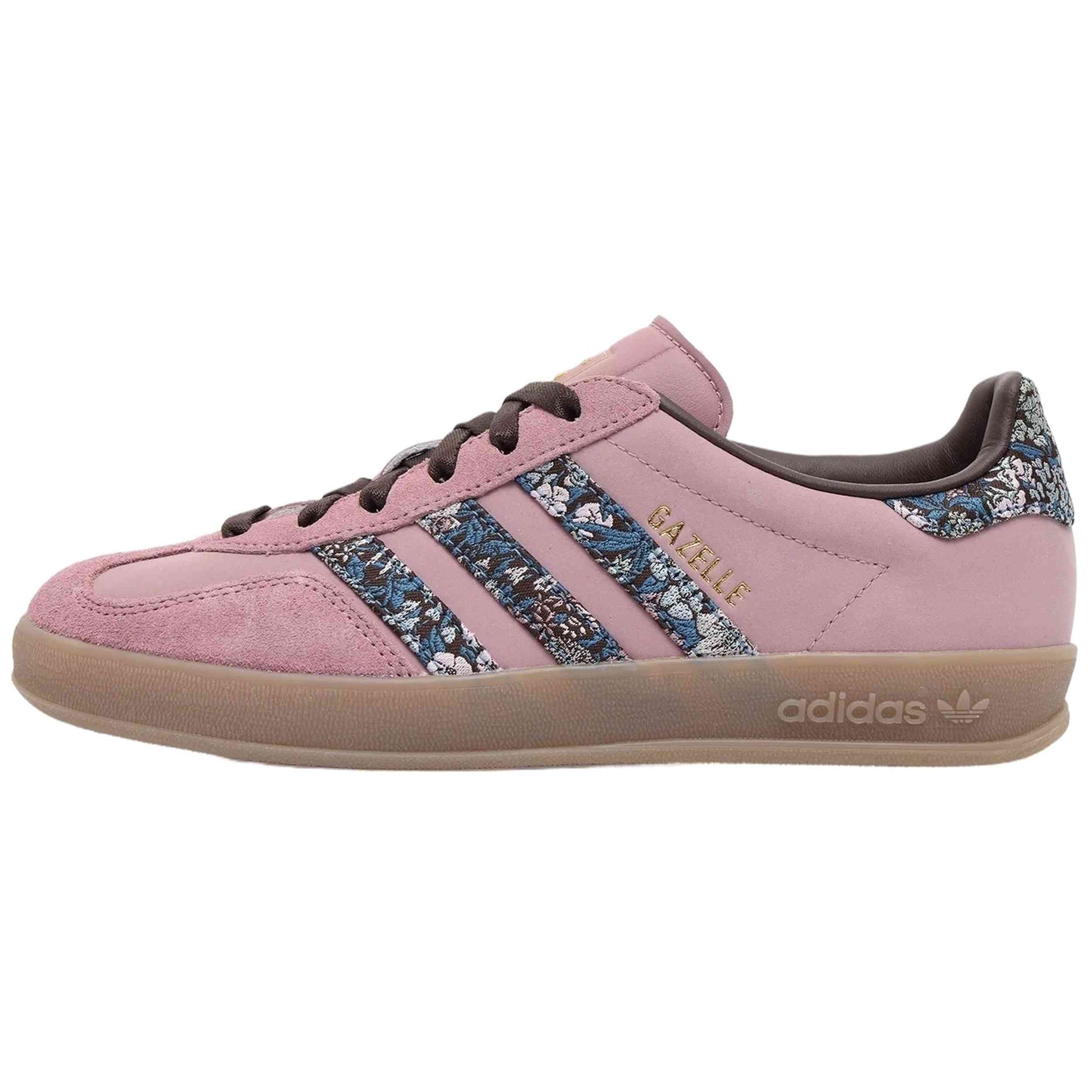 Zapatillas Adidas modelo Gazelle Indoor x Liberty London para Mujer en color Rosa