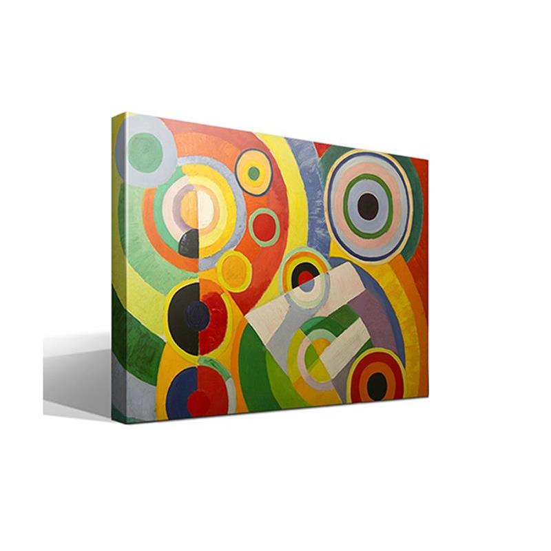 Cuadro de Arte Canvas El Ritmo de Robert Delaunay en Lienzo de Algodón con Impresión Fine Art Giclée
