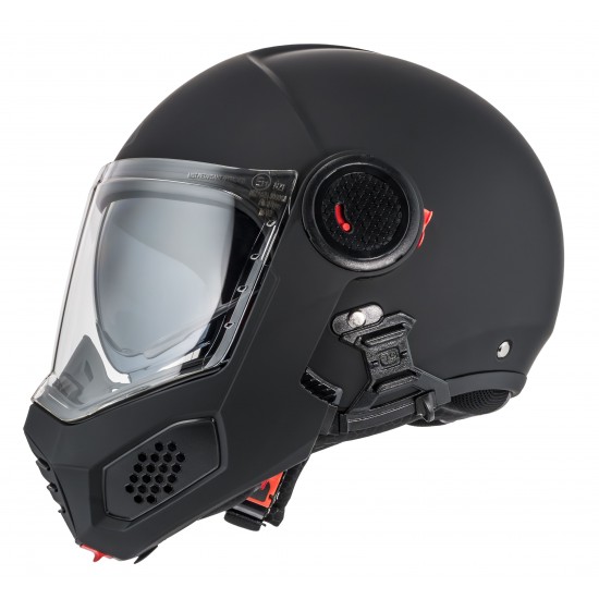 NZI MINIMOD DUO negro mate casco abatible doble homologación 150342A067