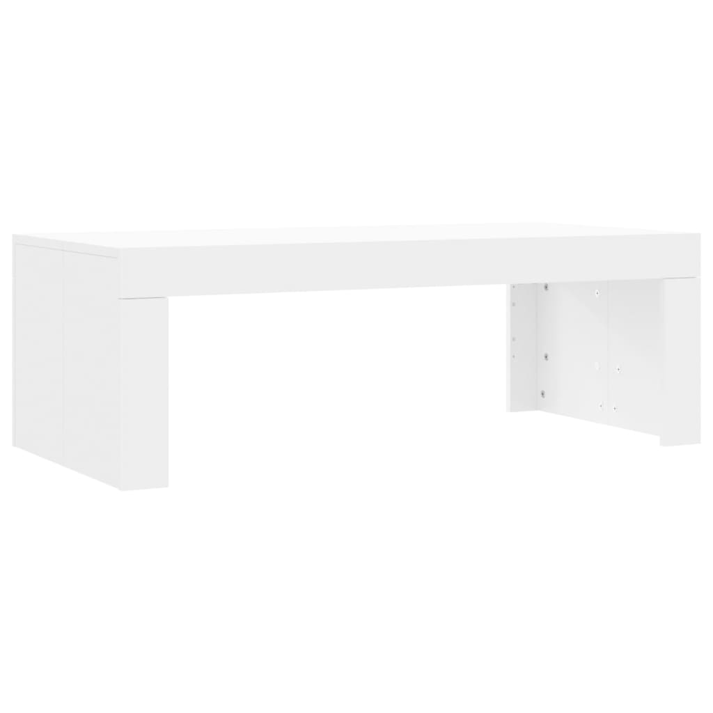 Vidaxl Mesa de Centro de Madera de Ingeniería 102x50x36 Cm - Blanco y Negro