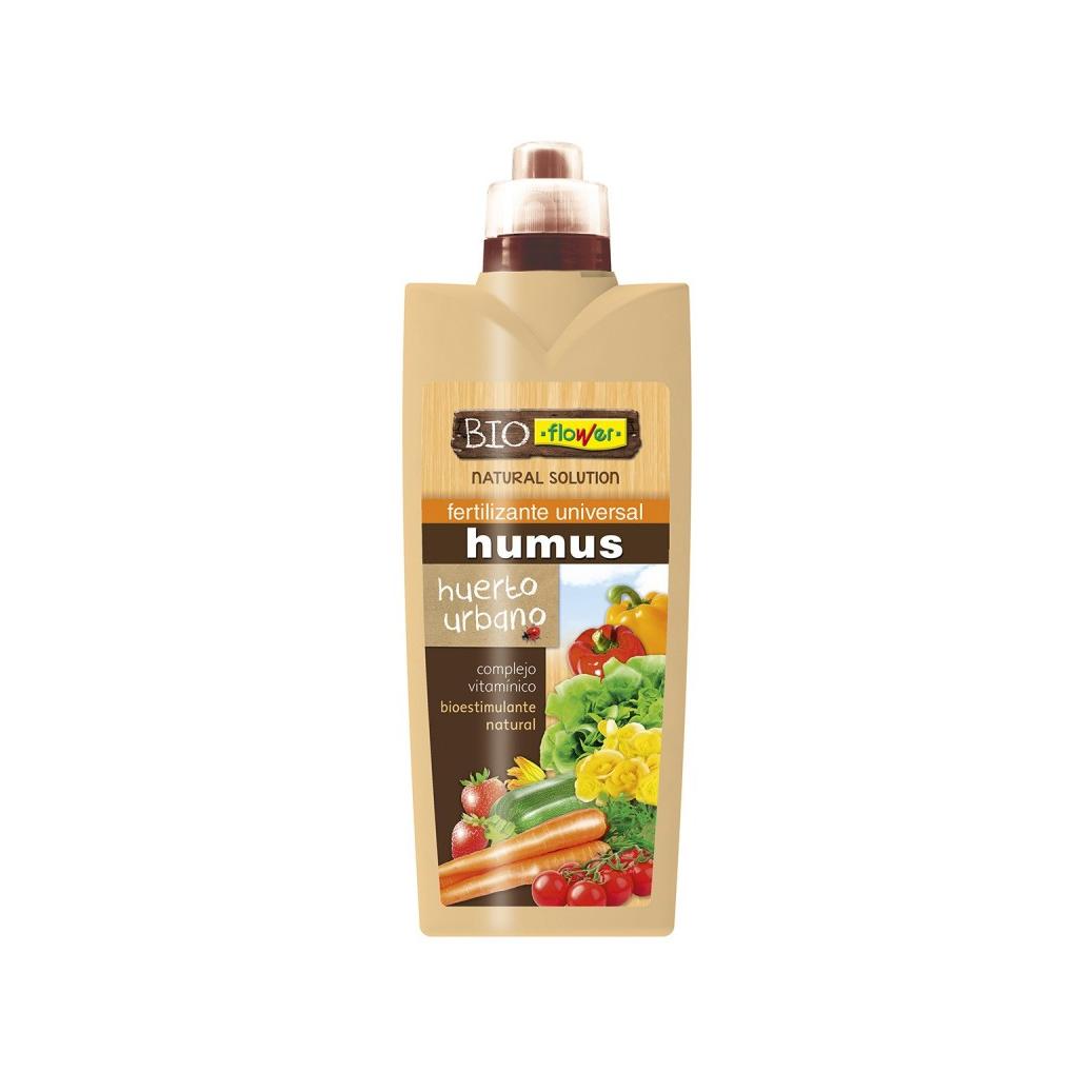 Flower Fertilizante Universal Humus - Materia Orgánica para Huerto Urbano - 1 L