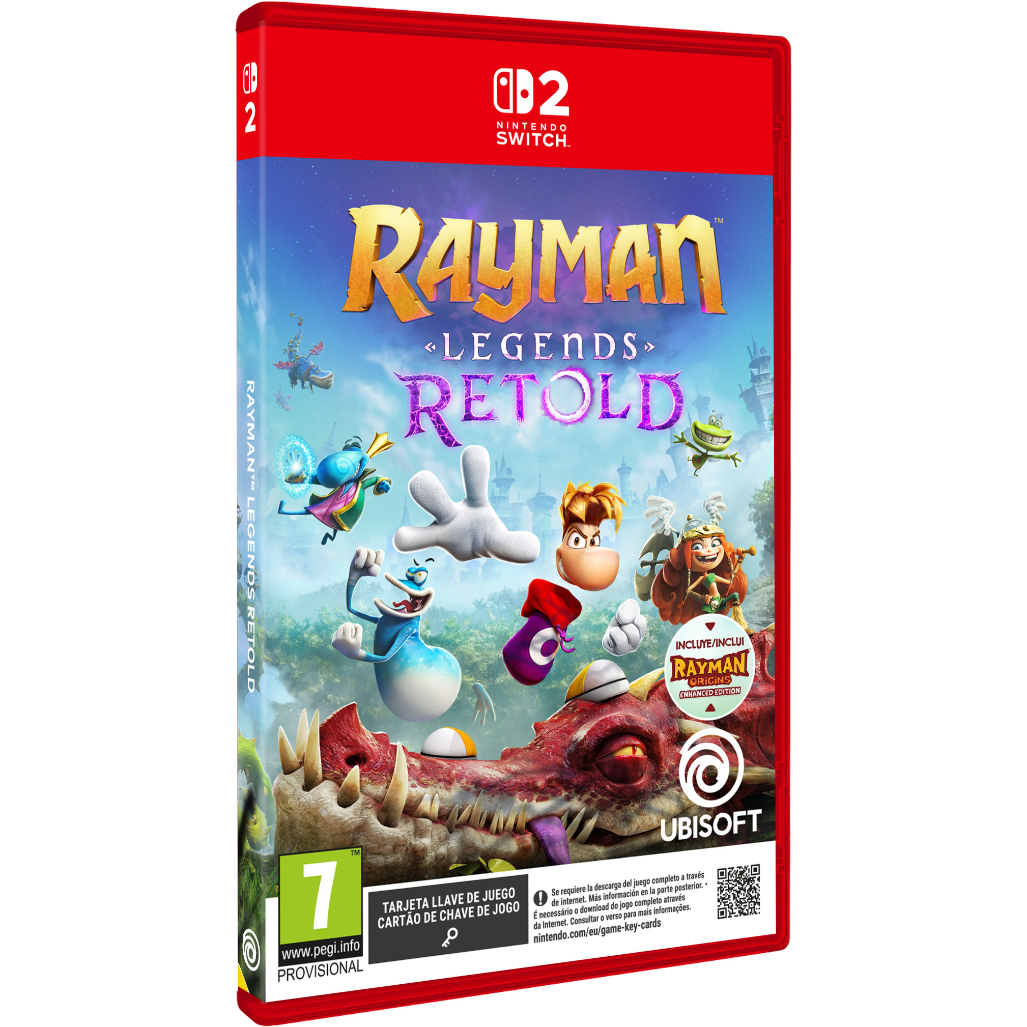 PREVENTA RAYMAN LEGENDS RETOLD ELIGE TU VERSIÓN PS5 PLAYSTATION 5 O NINTENDO SWITCH 2 SWTICH2 JUEGO FÍSICO VERSIÓN ESPAÑOLA
