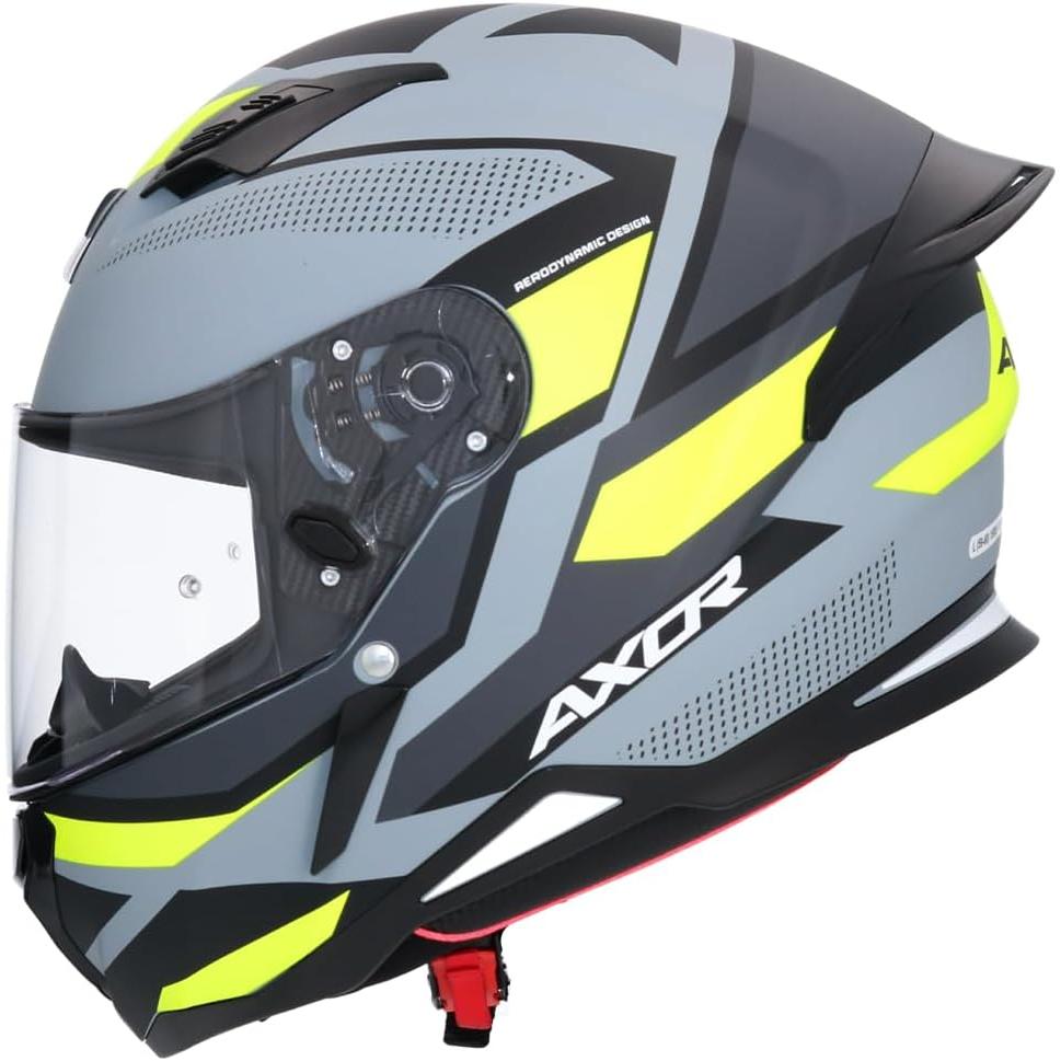 Shiro Helmets Casco Integral Modelo Hunter Negro Mate Amarillo Flúor Cornet Totalmente Homologado