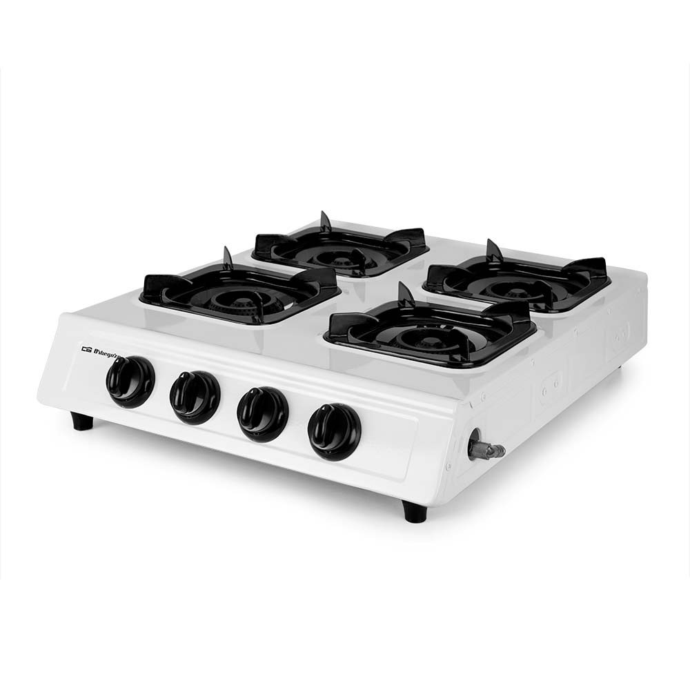 Hornillo Orbegozo FO 4000 - Color Blanco  - 4 fuegos/zonas
