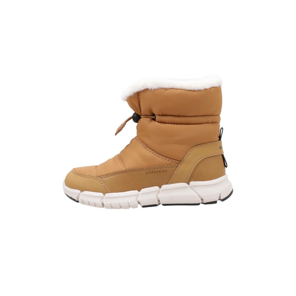 Geox J FLEXYPER GIRL B AB Botas Planas Niña Amarillo